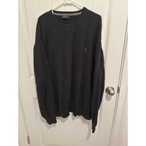 Polo Ralph Lauren Men's‎ Black Pullover Sweater Size 4XLT